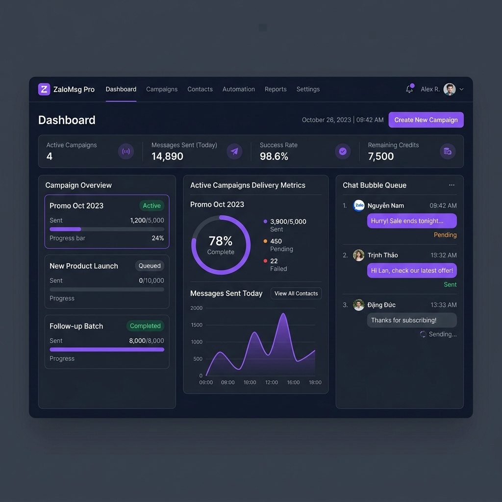 Zalo Automation Tool